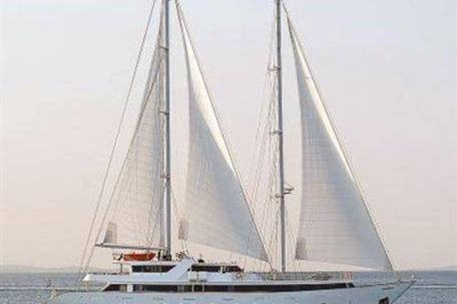 Sail Assisted Passenger Cruise Ship