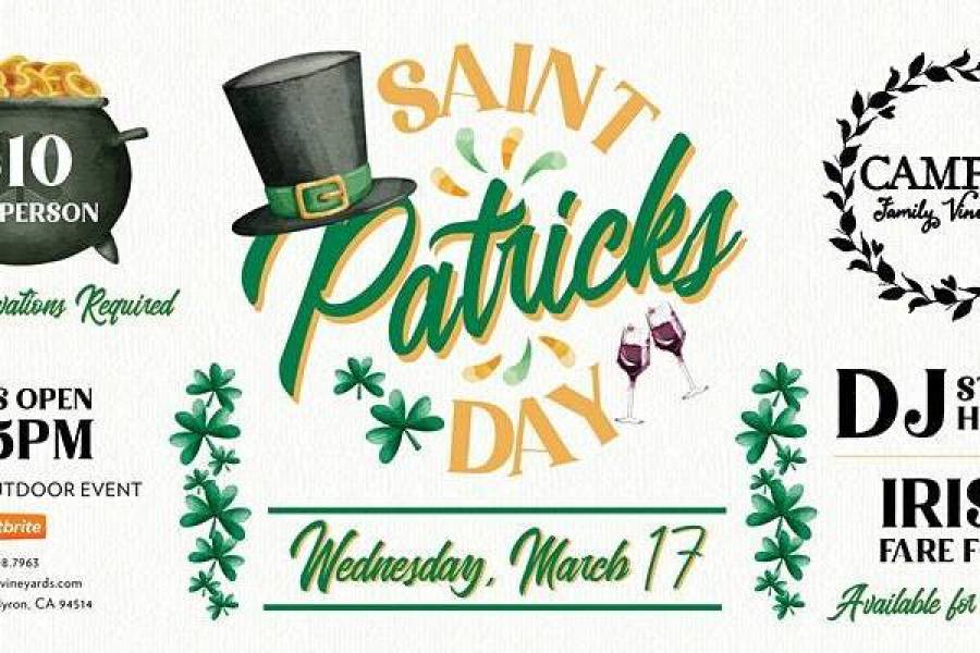 St. Patrick's Day at the Vineyard!